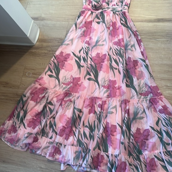 NWT Petal & Pup Lennon Halterneck Maxi Dress - Pink Floral Size - Small - Picture 8 of 15